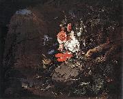 Abraham Mignon Nature as a Symbol of Vanitas oil painting
